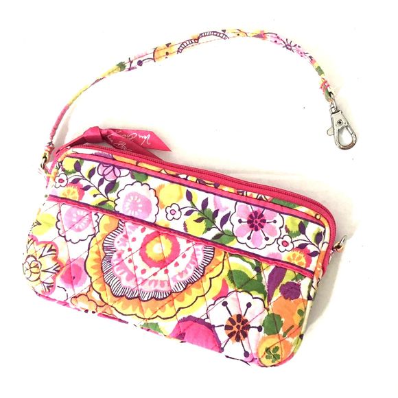 small pink clutch bag